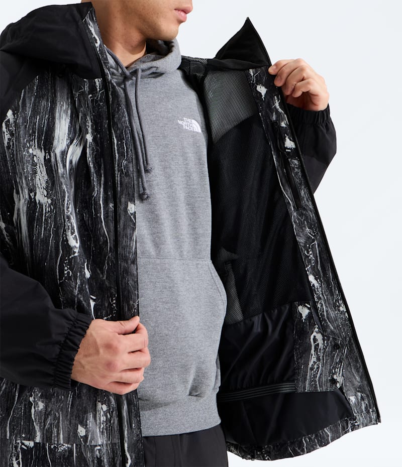 Мужская куртка The North Face Slider Jacket—Print, цвет: Чёрный с принтом / Чёрный — фото 5