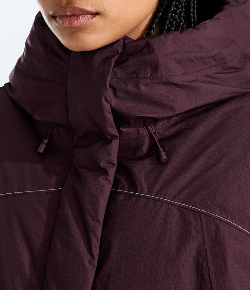 Женская куртка The North Face Tnf Dryvent Reversible Down Jacket, цвет: Глубокий бордовый — фото 5