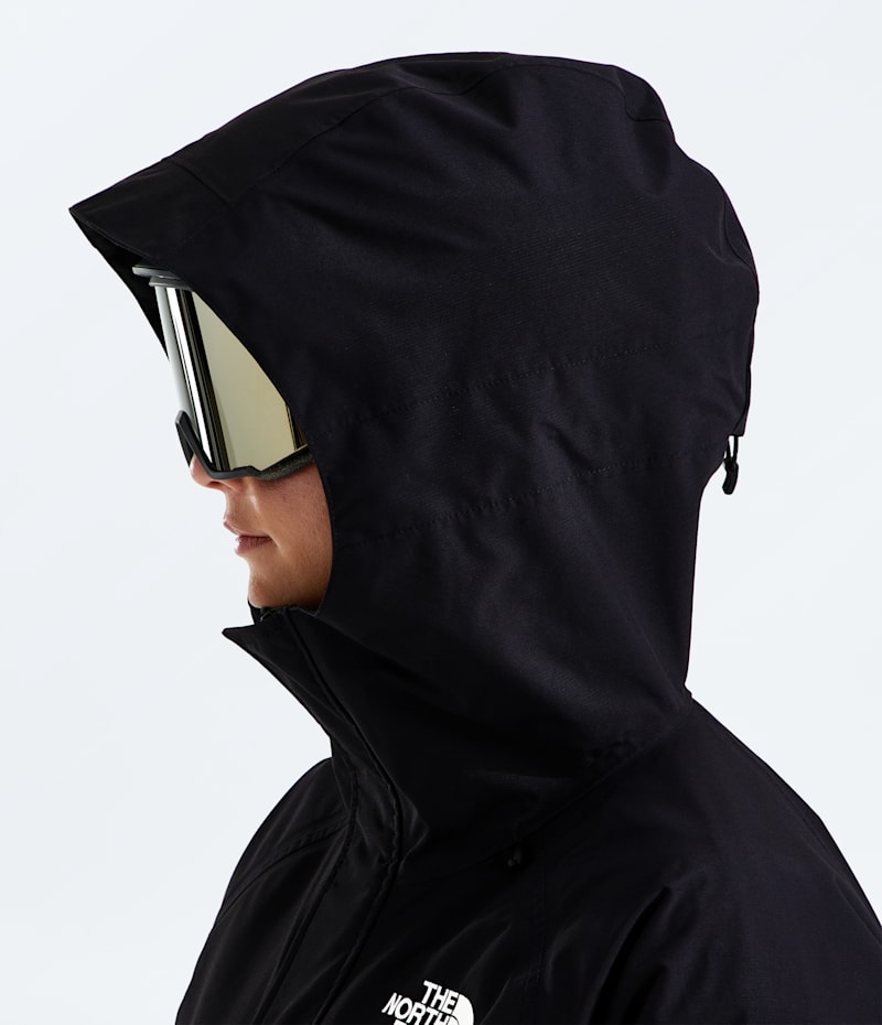 Женская куртка The North Face Evryday Anorak, цвет: Гранатовый / Чёрный — фото 6