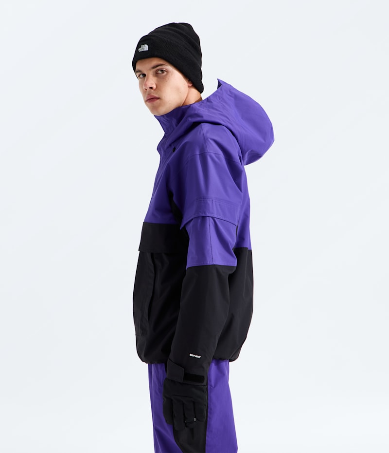 Мужская куртка The North Face Evryday Anorak, цвет: Фиолетовый / Чёрный — фото 4