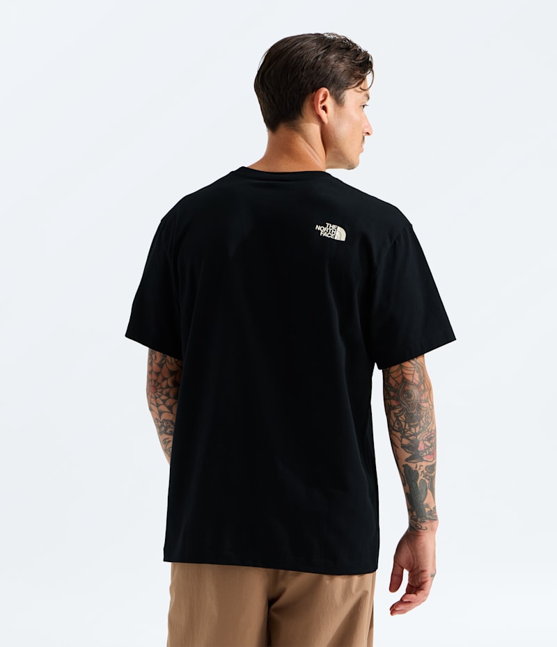 Мужская футболка The North Face Axys Short-Sleeve Tee, цвет: Чёрный — фото 3