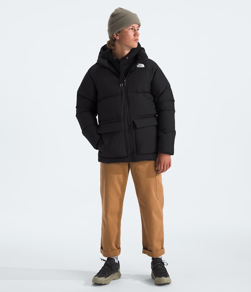 The North Face Boys’ & Girls’ North Down Fleece-Lined Short Parka — фото 2