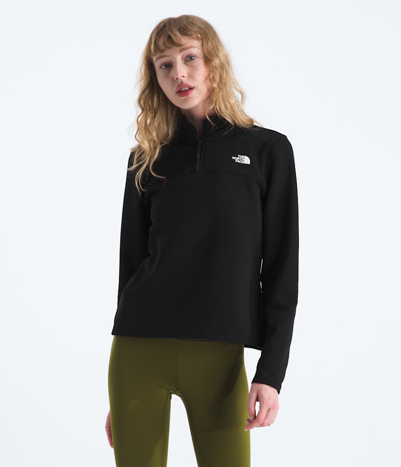 The North Face Women’s Cedar Trail Grid Fleece ¼-Zip Jacket