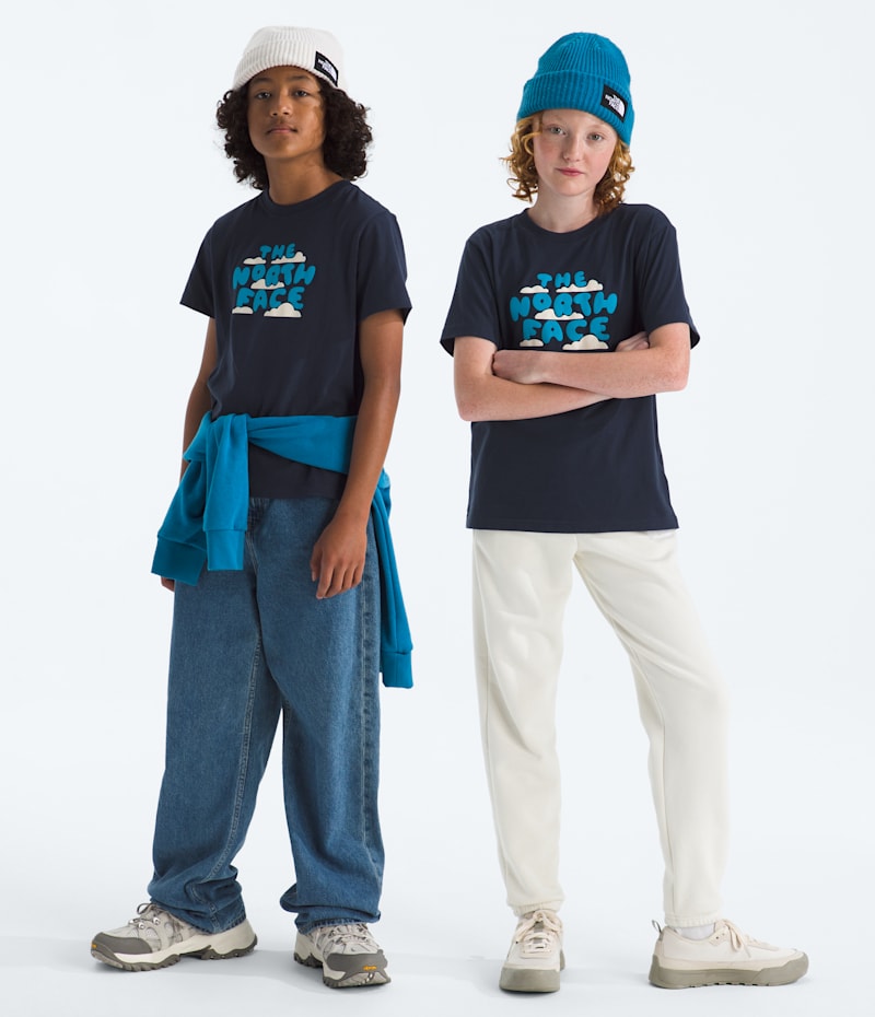 The North Face Boys’ & Girls’ Evolution Bubble Cloud Short-Sleeve Tee—Graphic