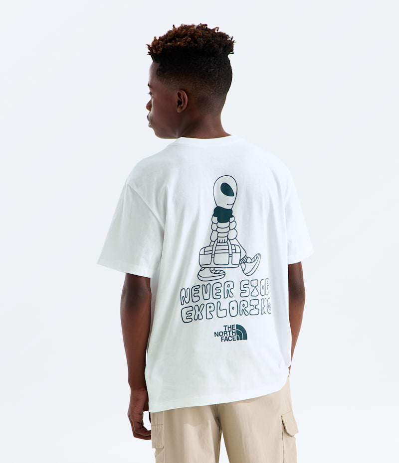 Детские футболки The North Face Boys’ & Girls’ Alien Relaxed Short-Sleeve Tee—Graphic — фото 2