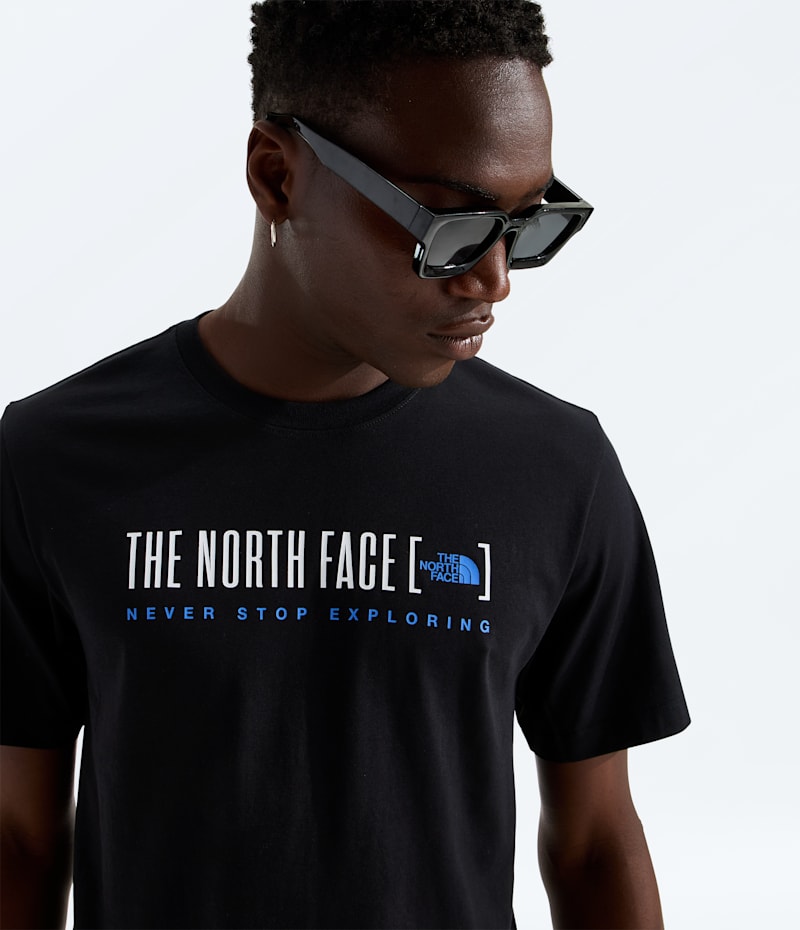 Мужские футболки The North Face Men’s Bracket Logo Regular Short-Sleeve Tee — фото 2