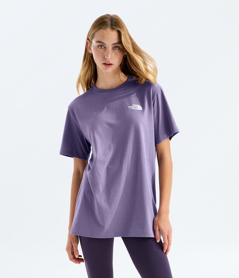 Женские футболки The North Face Women’s Evolution Moon Florals Print Box NSE Relaxed Short-Sleeve Tee — фото 3