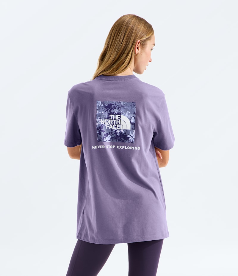 Женские футболки The North Face Women’s Evolution Moon Florals Print Box NSE Relaxed Short-Sleeve Tee