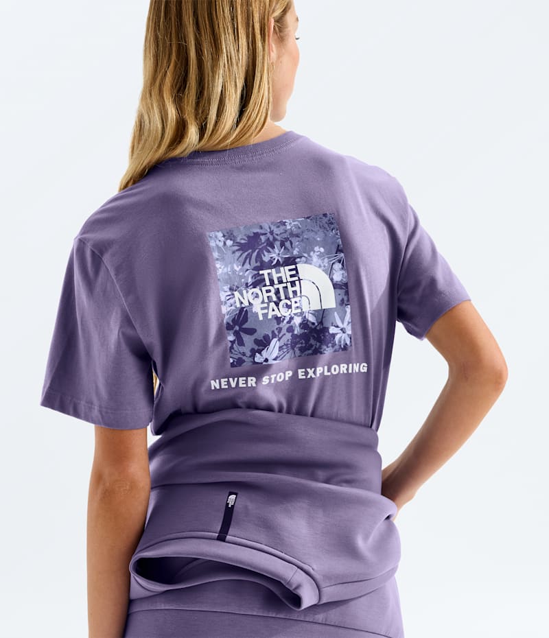 Женские футболки The North Face Women’s Evolution Moon Florals Print Box NSE Relaxed Short-Sleeve Tee — фото 2