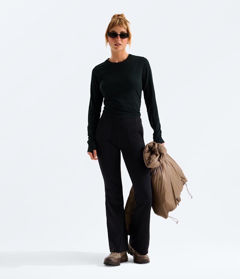 Женские футболки The North Face Women’s Golden Ridge Ribbed Long-Sleeve Tee — фото 2