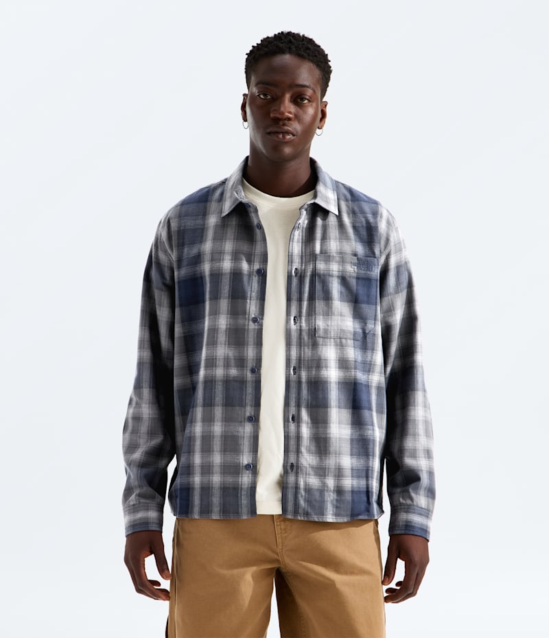 Мужские рубашки The North Face Men’s Mountain Falls Flannel Button-Down Long-Sleeve Shirt