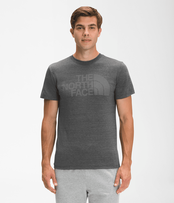 ★THE NORTH FACE★ MEN'S MISSION HALF SLEEVE ROUND T-LAVENDE THE NORTH FACE Men's Short Sleeve Half Dome Tee, Shady Blue