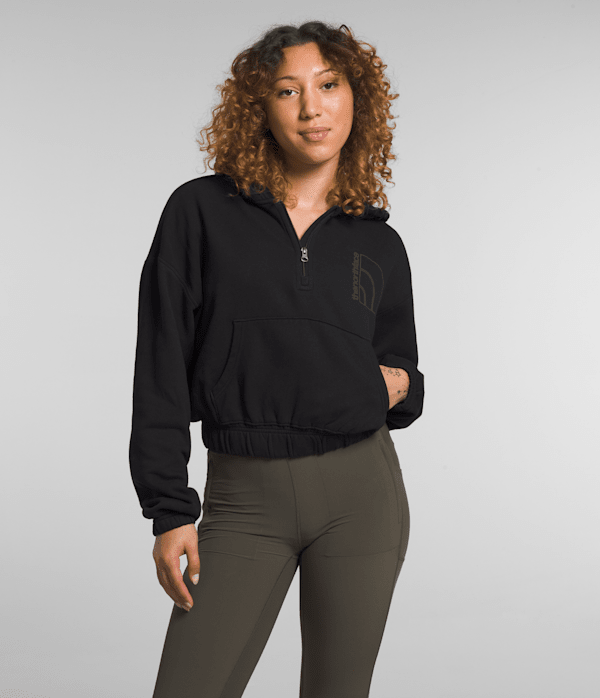 Women’s Garment Dye Half-Zip Hoodie