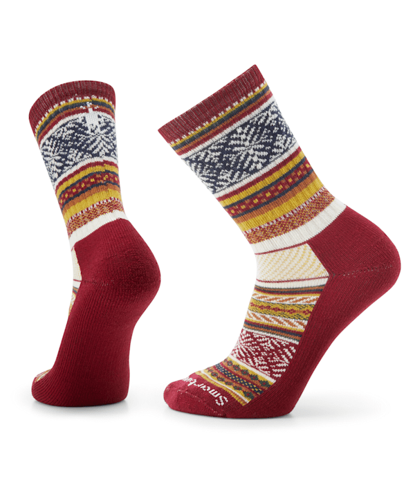 Anna-Kaci Women's 5-Pair Fair Isle Knit Crew Socks Soft Cozy Stretch Winter Patterned Socks for Everyday Wear and Gifting