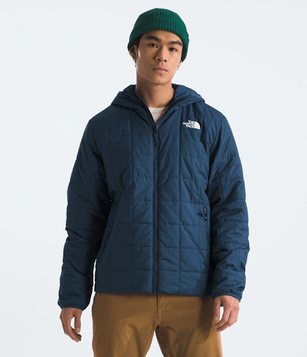 The North Face Men’s Junction Insulated Hoodie Water-Repellent Jacket (Size: XXL): Shady Blue