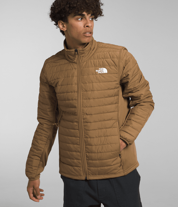 The North Face Men’s Canyonlands Hybrid Fleece Jacket (Size: XL): Utility Brown