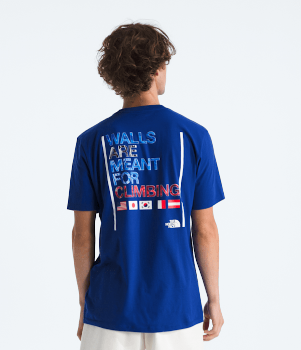 The North Face Men’s Short-Sleeve Walls T-Shirt (Size: Small): Blue