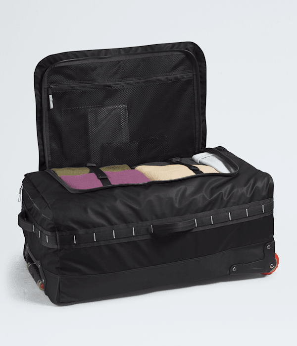 north face backpack with wheels The Base Camp Rolling Thunder36, OS, TNF Black/TNF White-NPF Theres a 15 sleeve on the inside to keep your laptop safe Base Camp Voyager 29 Roller