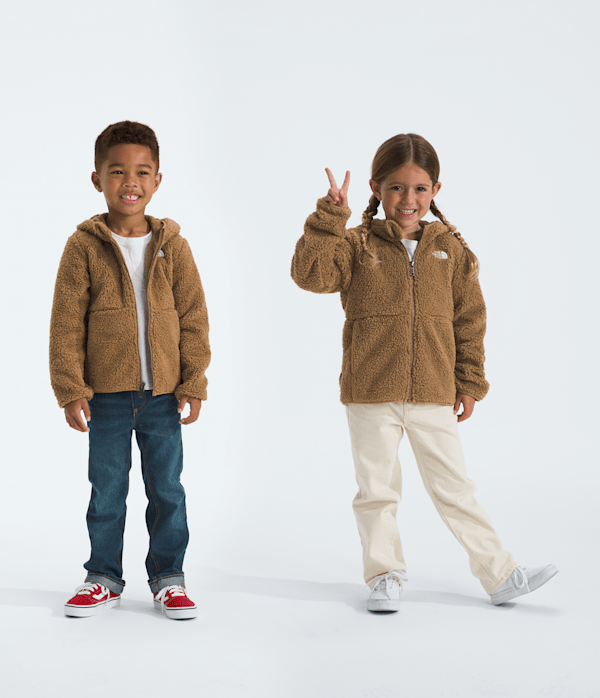 The North Face Kids’ Campshire Full-Zip Hoodie Jacket (Size: 2T): Utility Brown