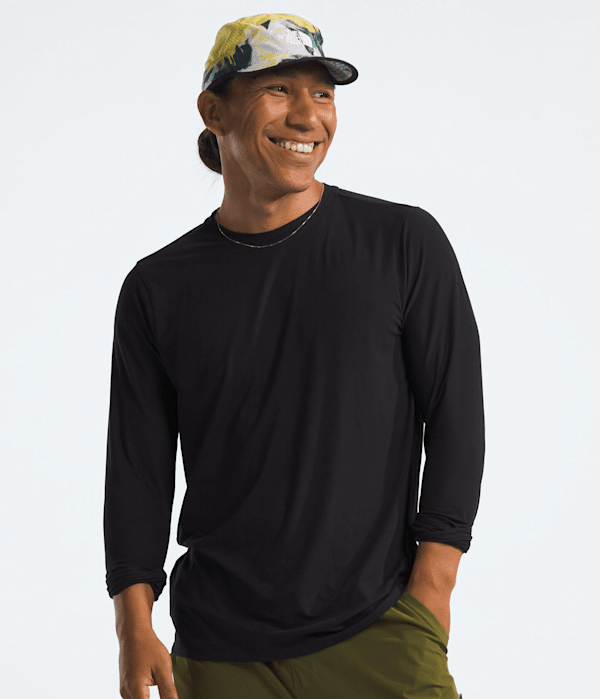 ★★THE NORTH FACE★★ MEN'S DOMI LONG SLEEVE T-SHIRTGRAYISH 106559-TNFMDGYHR~TNFWT-m.jpg
