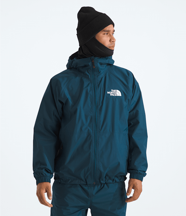 The North Face Men’s Build Up Waterproof Jacket (Size: Large): Midnight Petrol