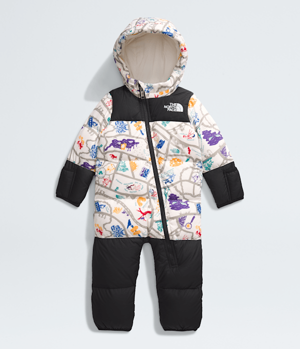 【正規通販】 Baby 1996 Face North The | One-Piece Nuptse Retro ロンパース・カバーオール