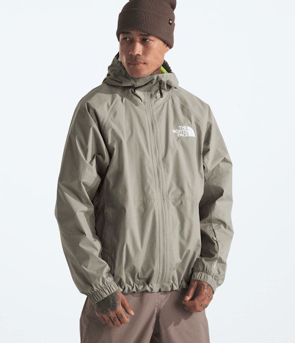 The North Face Men’s Build Up Waterproof Jacket (Size: Small): Clay Grey/Cavern Grey