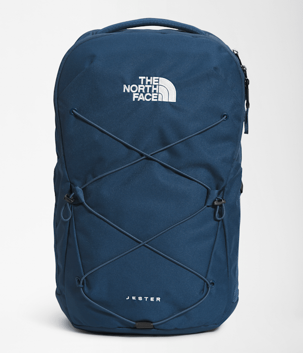 The North Face Jester Backpack: Shady Blue/White