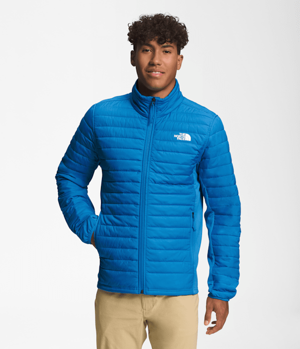 The North Face Men’s Canyonlands Hybrid Fleece Jacket (Size: XS): Super Sonic Blue