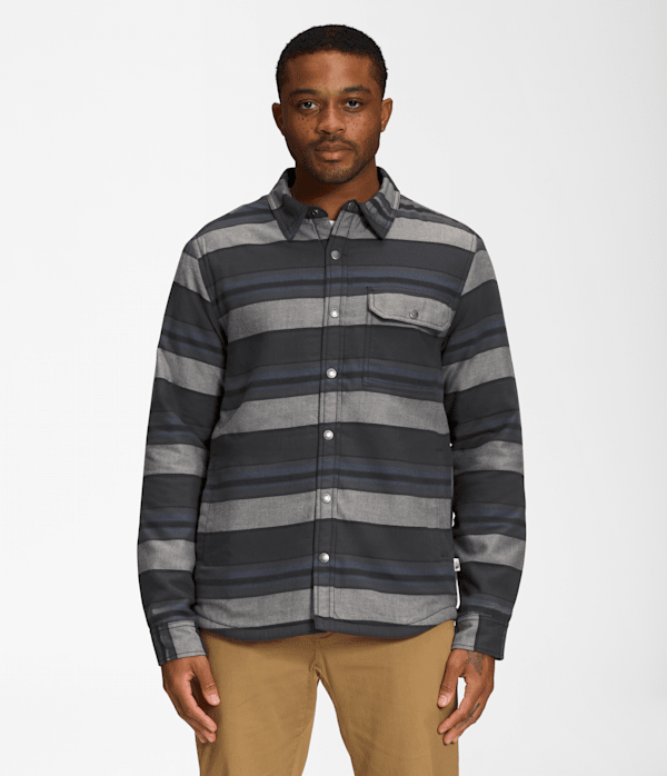 The North Face Men’s Campshire Shirt (Size: XL): Asphalt Grey Large Half Dome Stripe 2