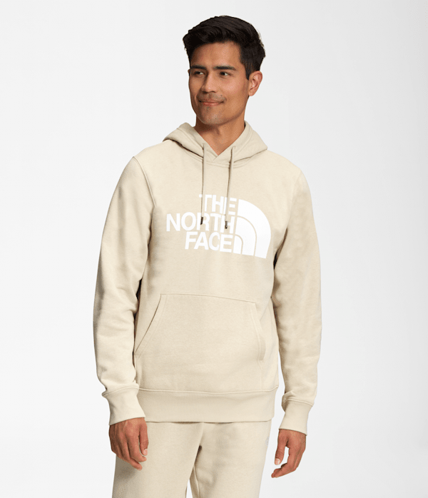 The North Face Men’s Half Dome Pullover Hoodie (Size: Small): Gravel/White