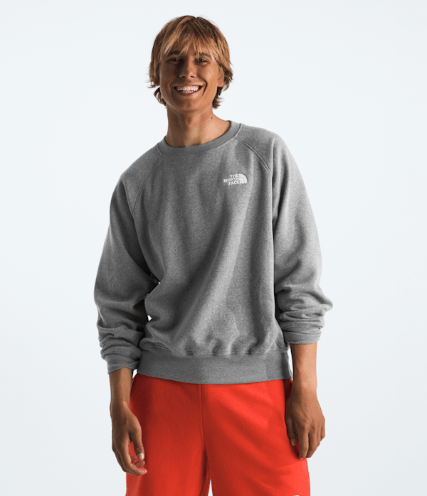 ★★THE NORTH FACE★★ Men's Boss Sweatshirt MELANGE GREY NM Grey Hoodies For Men, Women & Kids | The North Face