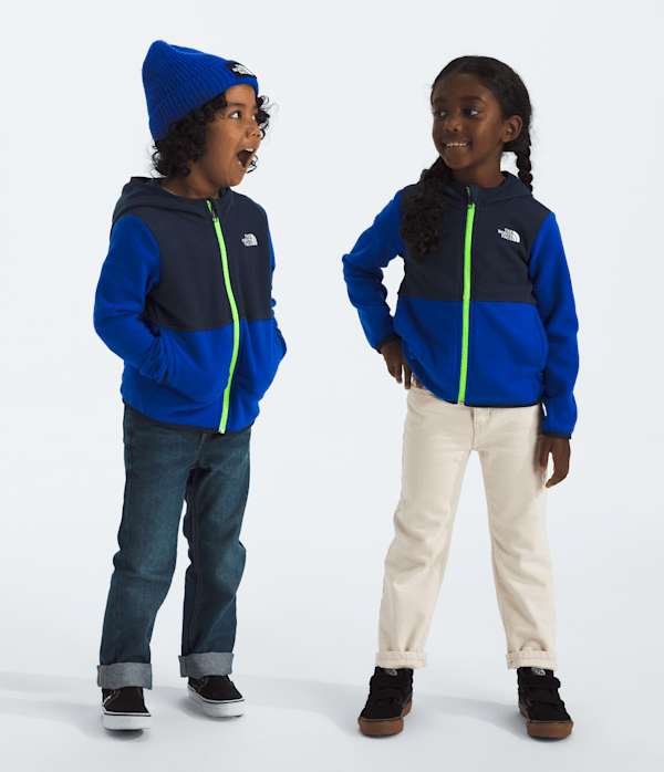 The North Face Kids' Glacier Full-Zip Hoodie Jacket (Size: 6): Blue