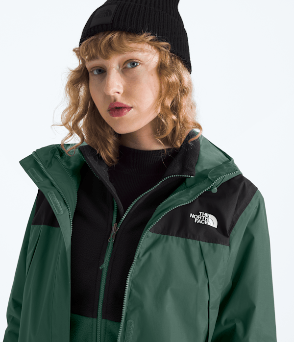 THE NORTH FACE OTHER FISHTAIL TRICLIMATE COAT S NYLON Khaki