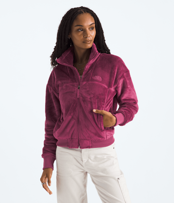 The North Face Women’s Osito Lux Jacket (Size: XS): Cyber Berry