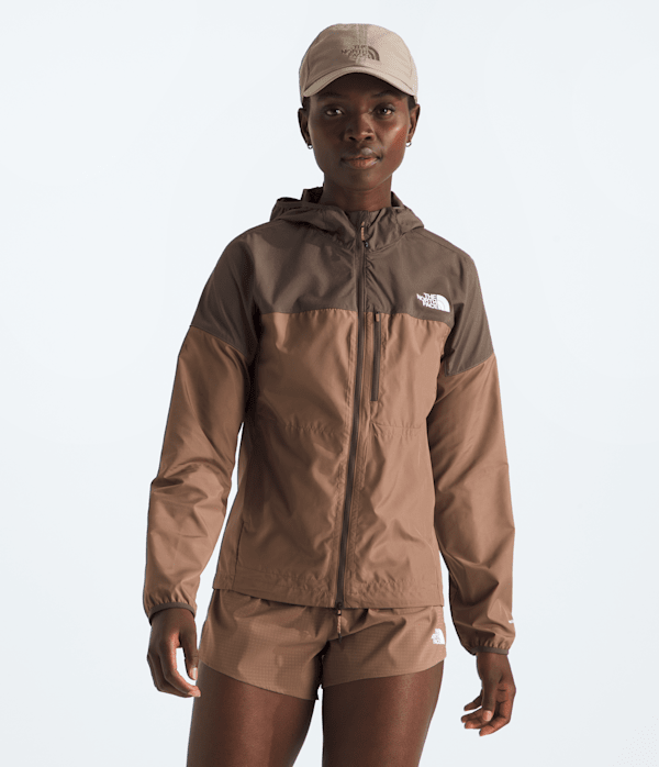 The North Face Women’s Higher Run Wind Jacket (Size: Small): Latte/Smokey Brown