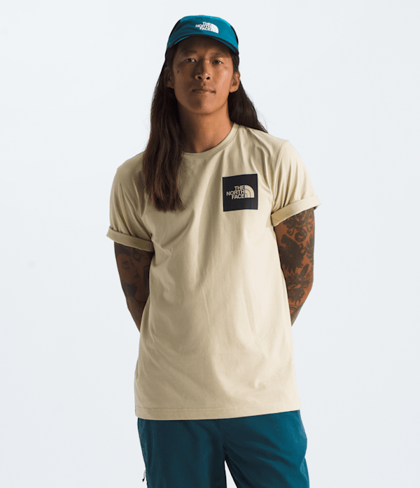 The North Face Men’s Short-Sleeve Fine T-Shirt (Size: XS): Gravel