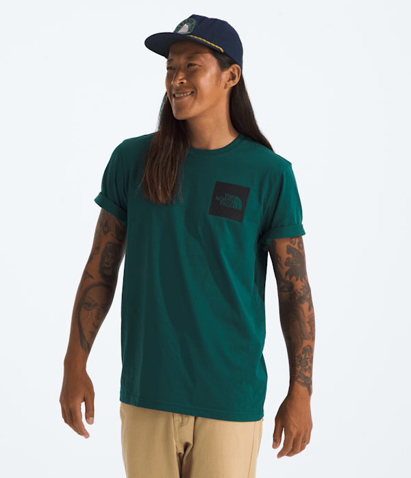 The North Face Men’s Short-Sleeve Fine T-Shirt (Size: XL): Deep Nori