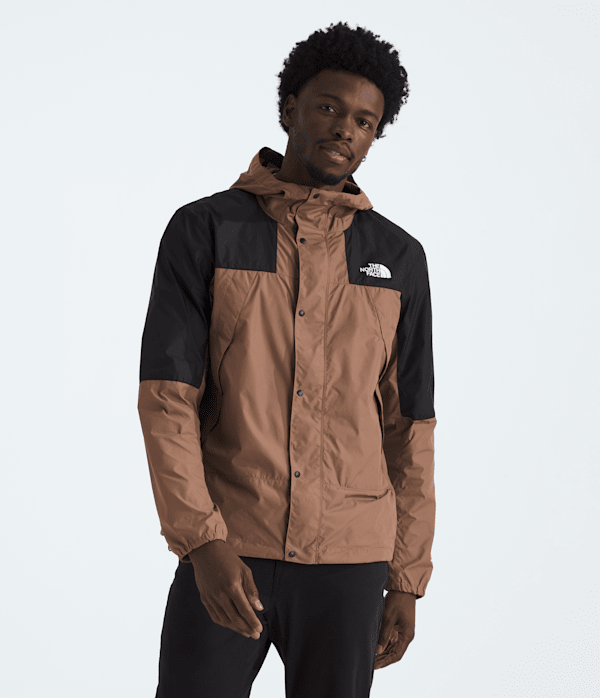 The North Face Men’s Mountain Wind Water-Repellent Jacket (Size: Large): Latte/Black