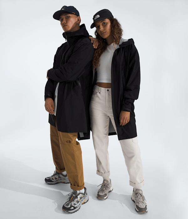 The North Face Unisex Packable LT Rain Parka (Size: XS): Black