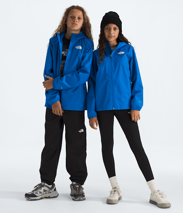 The North Face Boys’ & Girls’ Zipline Rain Waterproof Jacket (Kids Size: XXL(18/20)): Hero Blue