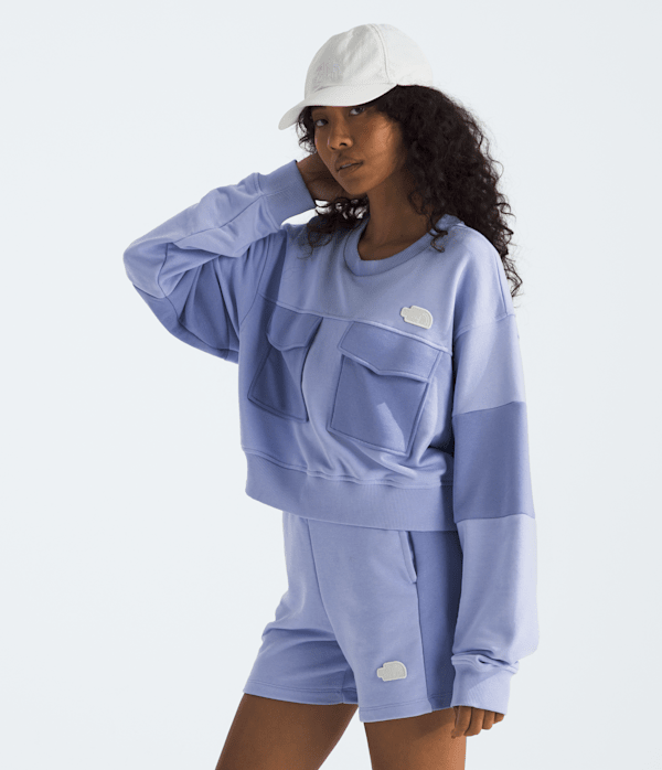 THE NORTH FACE - nanananana Women's Terry Oversized Cropped Crew | The North Face