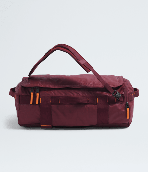 The North Face Base Camp Voyager Duffel—32L: Sumac/Iron Bronze