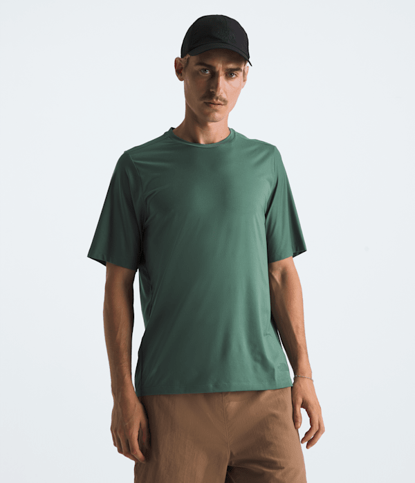 The North Face Men’s Dune Sky Short-Sleeve Crew Shirt (Size: Medium): Duck Green