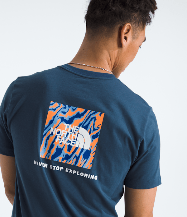 Men's Short-Sleeve Core Wavy Lines Box NSE Tee | The North Face