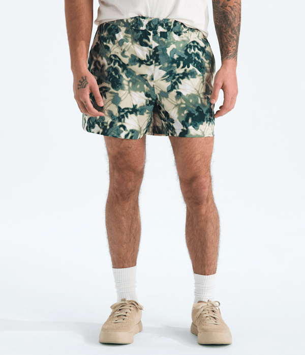 The North Face Men’s Class V Pathfinder Pull-On Shorts—5'' (Size: XL): Duck Green Lux Print