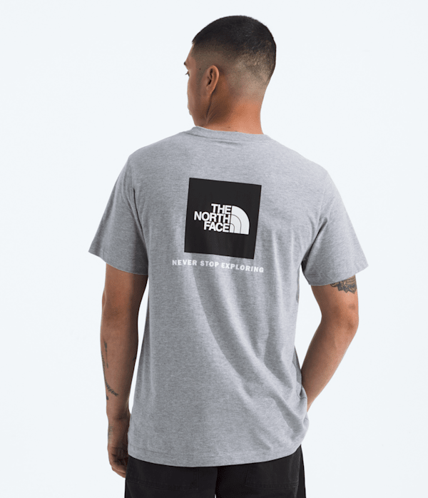 The North Face Men’s Evolution Box NSE Regular Short-Sleeve T-Shirt (Size: XXL): Pale Grey Heather