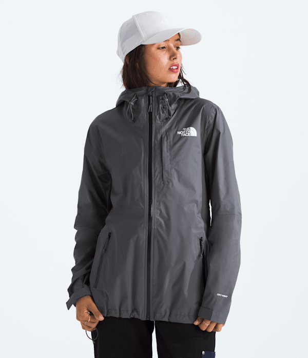 The North Face Women’s Alta Vista Rain Water-Repellent Jacket (Size: Small): Smoked Pearl