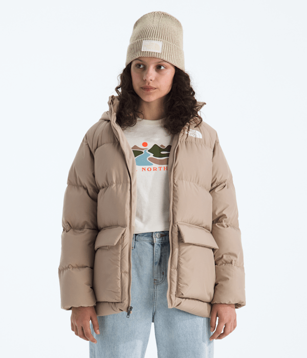 Boys' & Girls' North Down Fleece-Lined Short Parka | The North Face