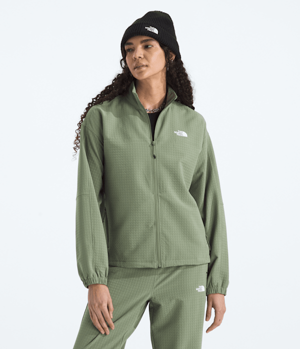 The North Face Women’s Tekware™ Fleece Water-Repellent Jacket (Size: Small): Bark Mist